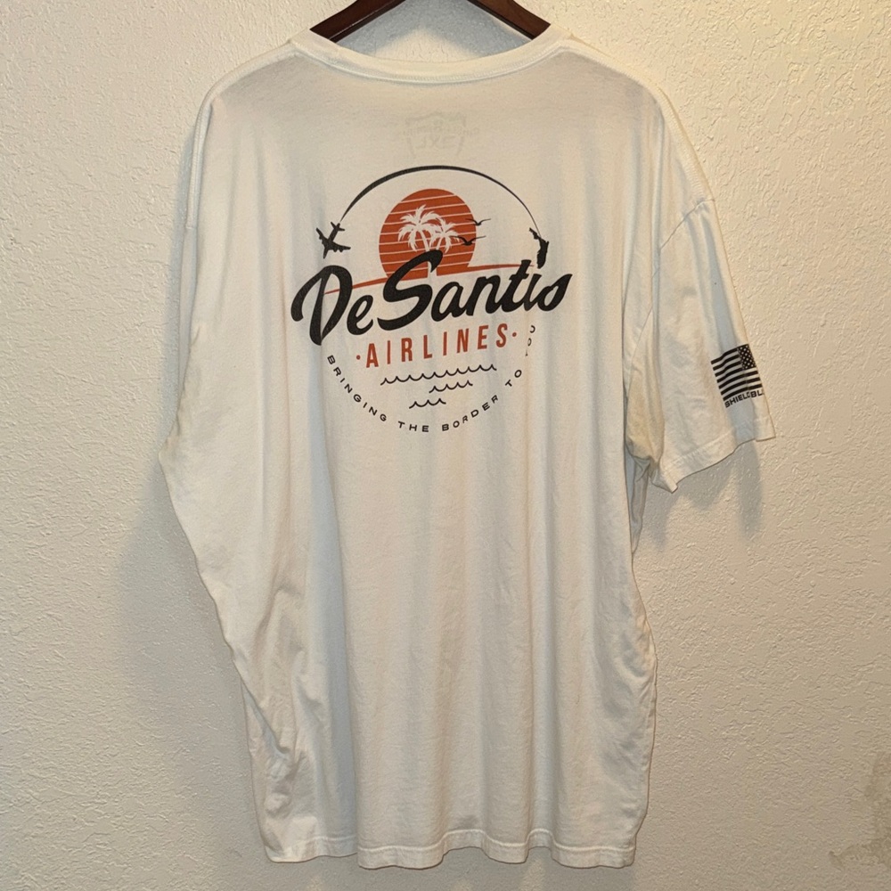 Shield Republic DeSantis Airlines T-shirt